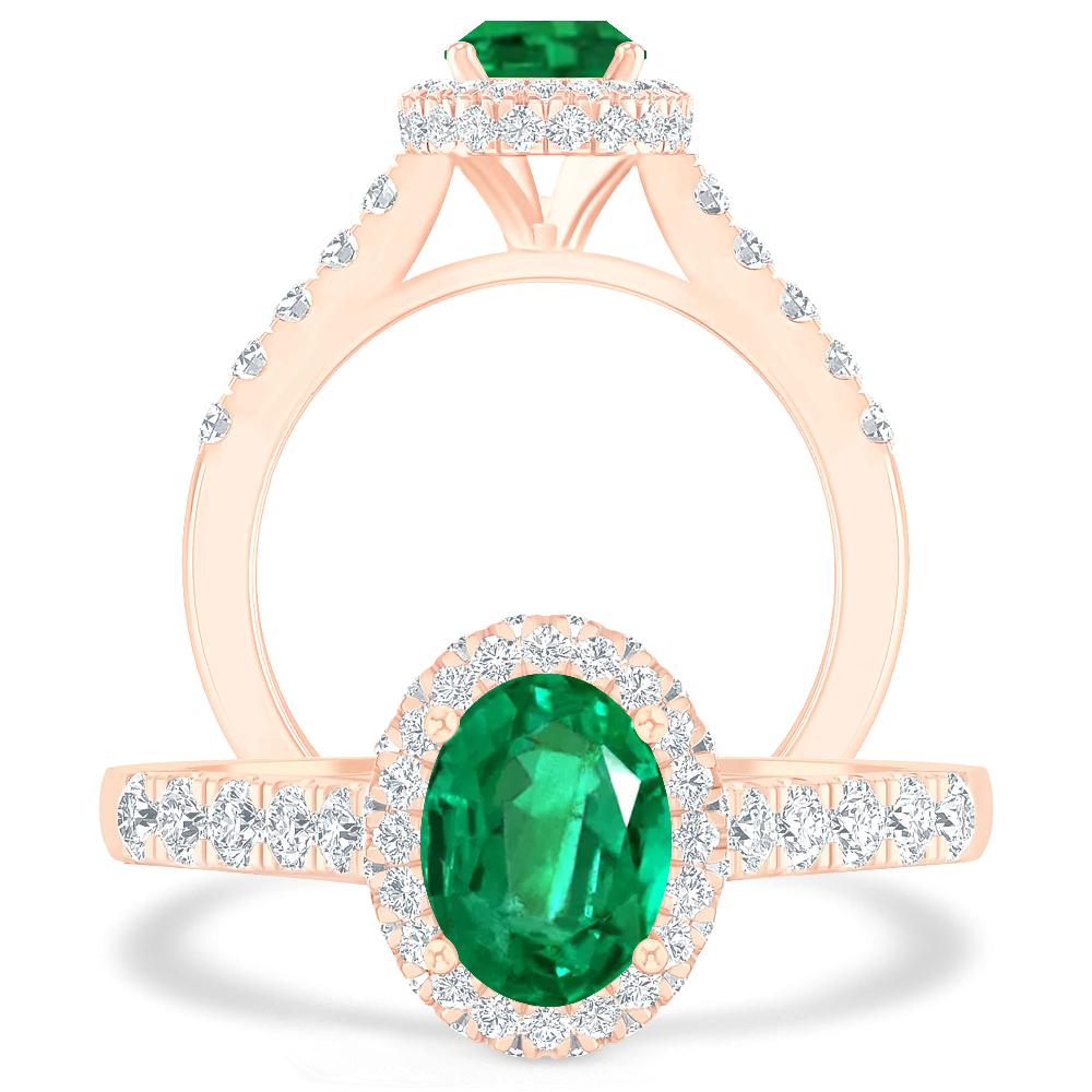 Rose Gold - Emerald