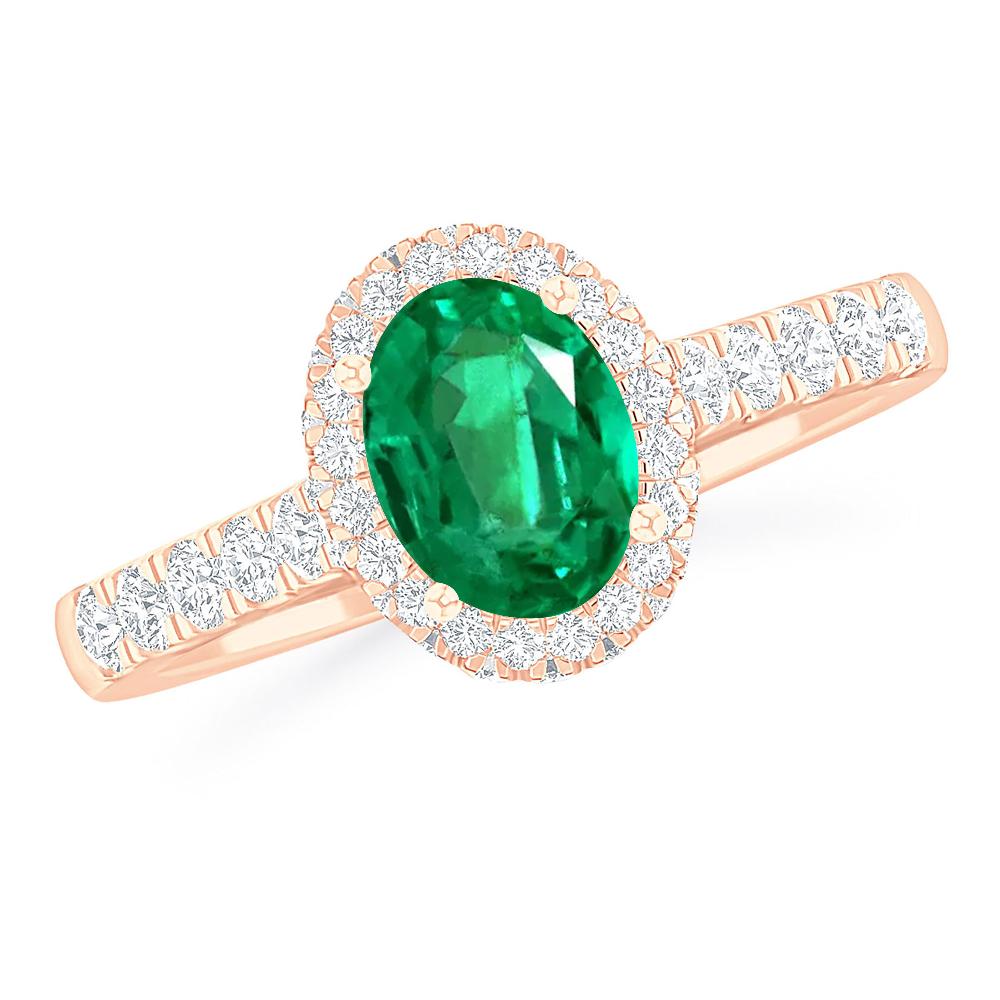 Rose Gold - Emerald