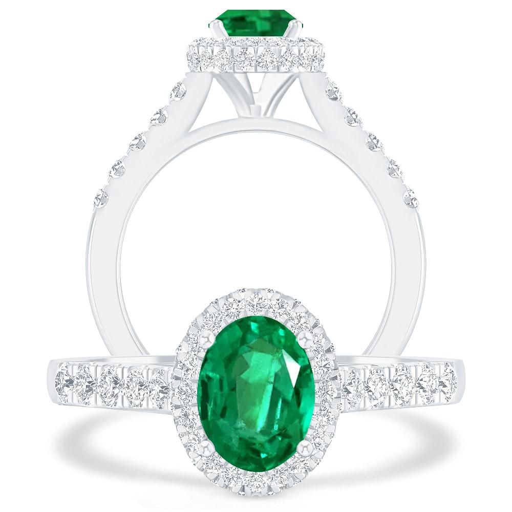 White Gold - Emerald