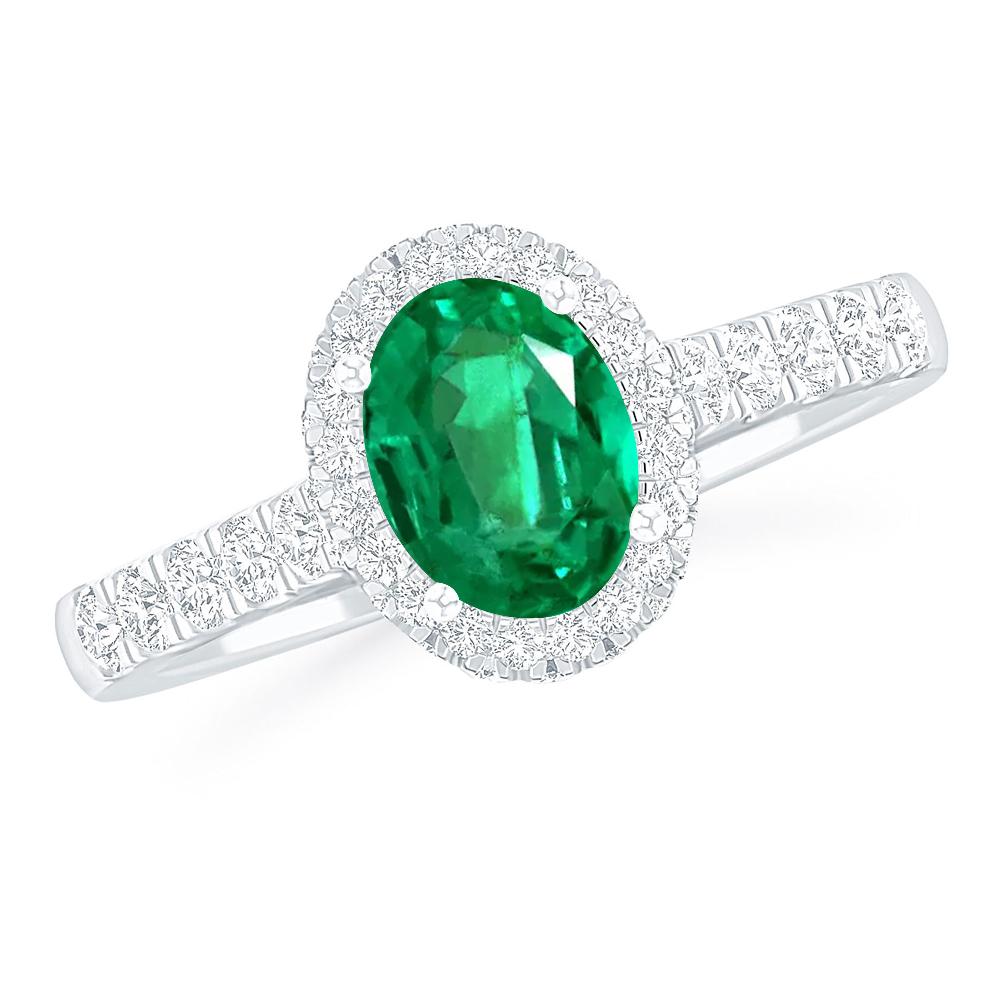 White Gold - Emerald