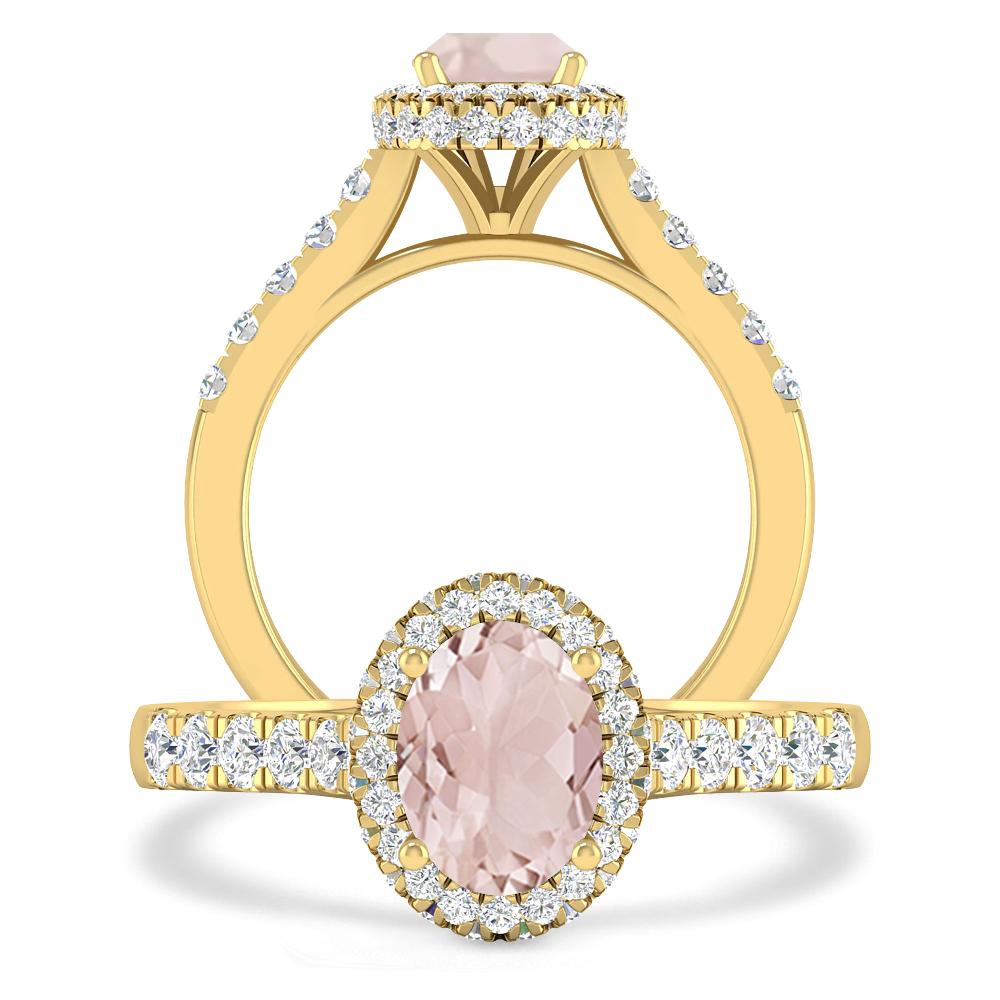 Yellow Gold - Morganite