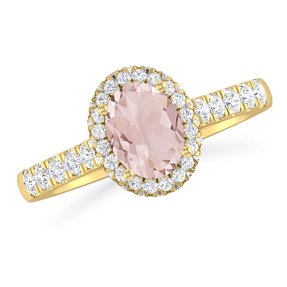 Yellow Gold - Morganite