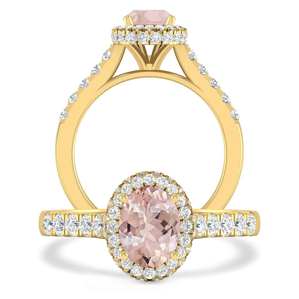 Yellow Gold - Morganite