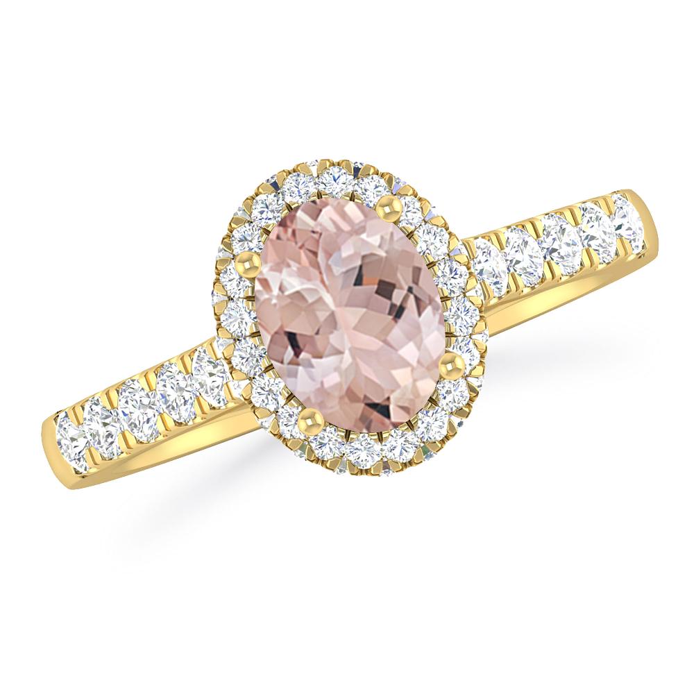 Yellow Gold - Morganite