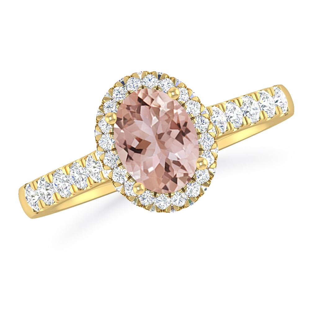 Yellow Gold - Morganite