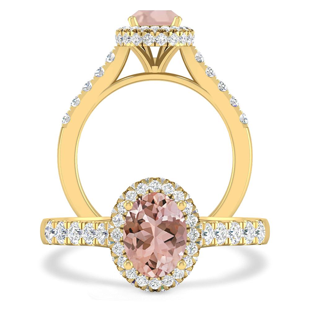 Yellow Gold - Morganite