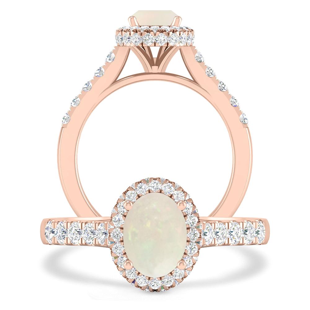 Rose Gold - Opal