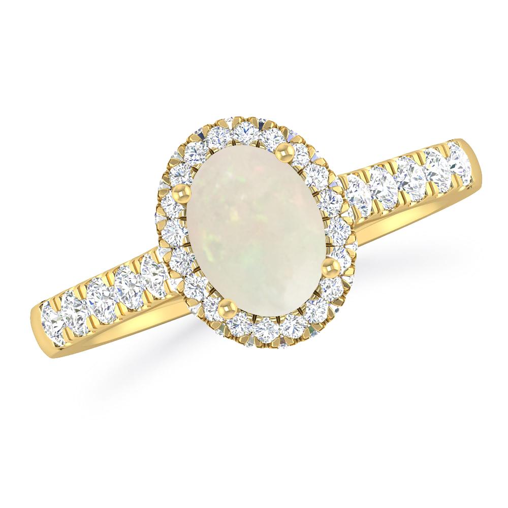 Yellow Gold - Opal