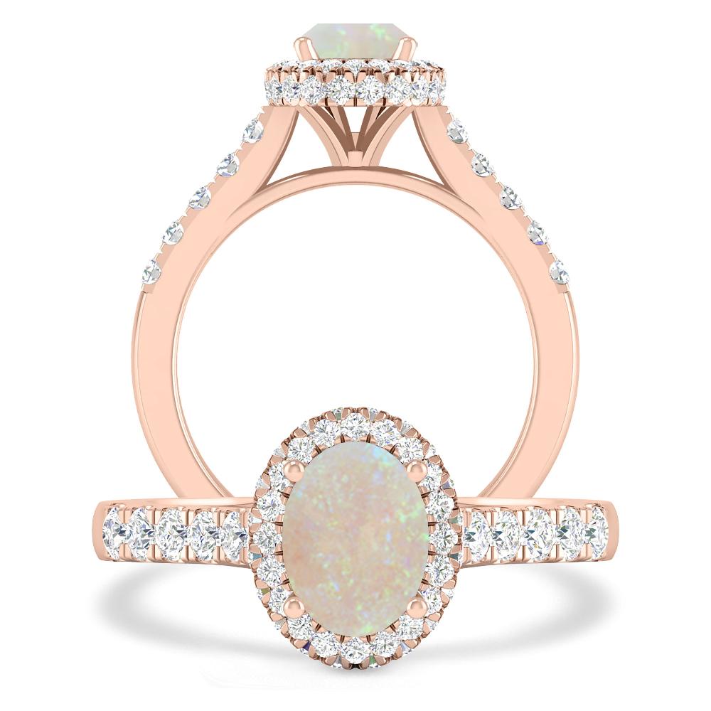 Rose Gold - Opal