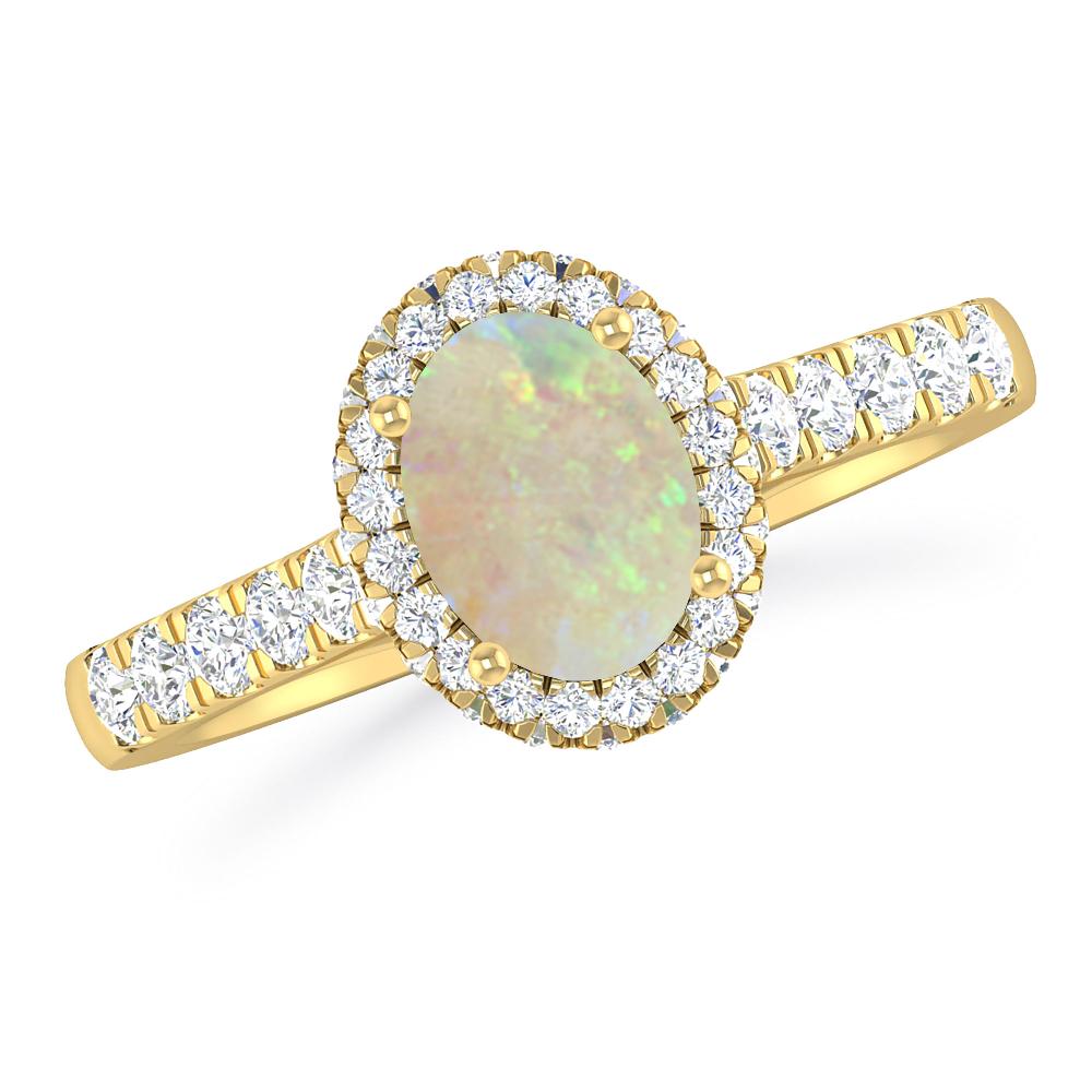 Yellow Gold - Opal