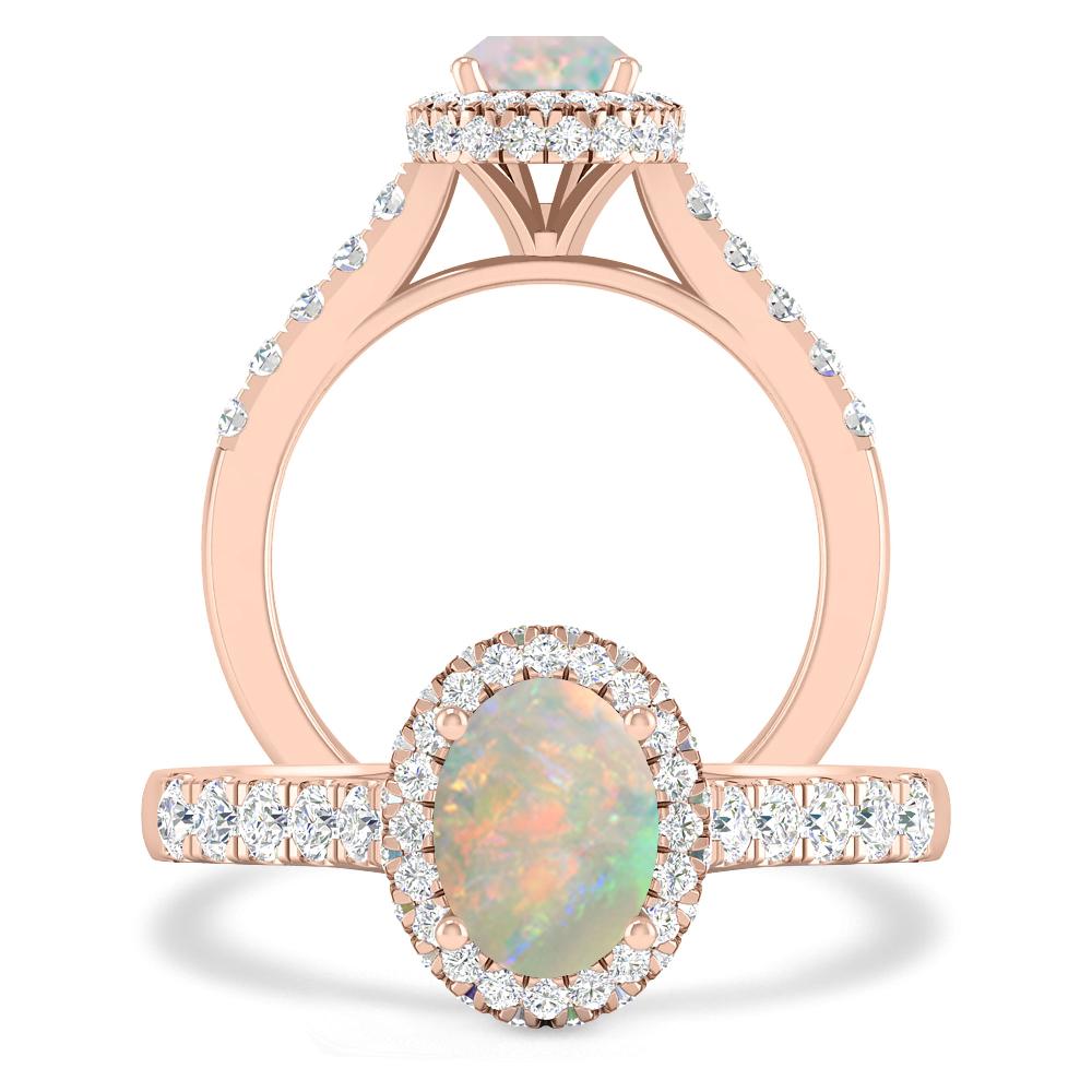 Rose Gold - Opal