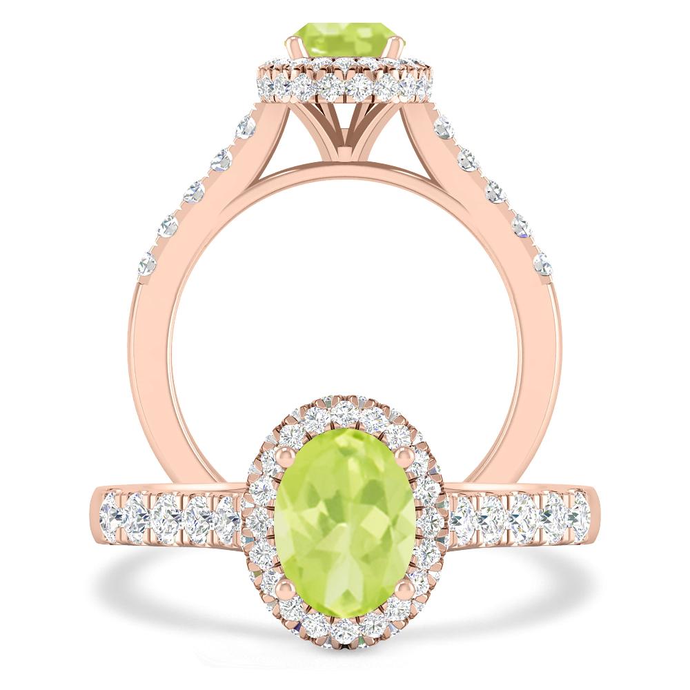 Rose Gold - Peridot