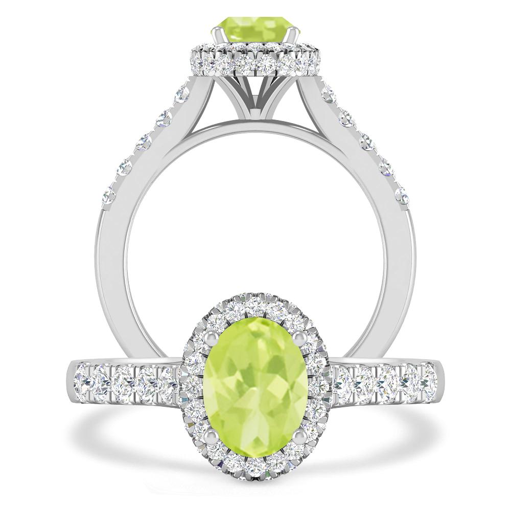 White Gold - Peridot