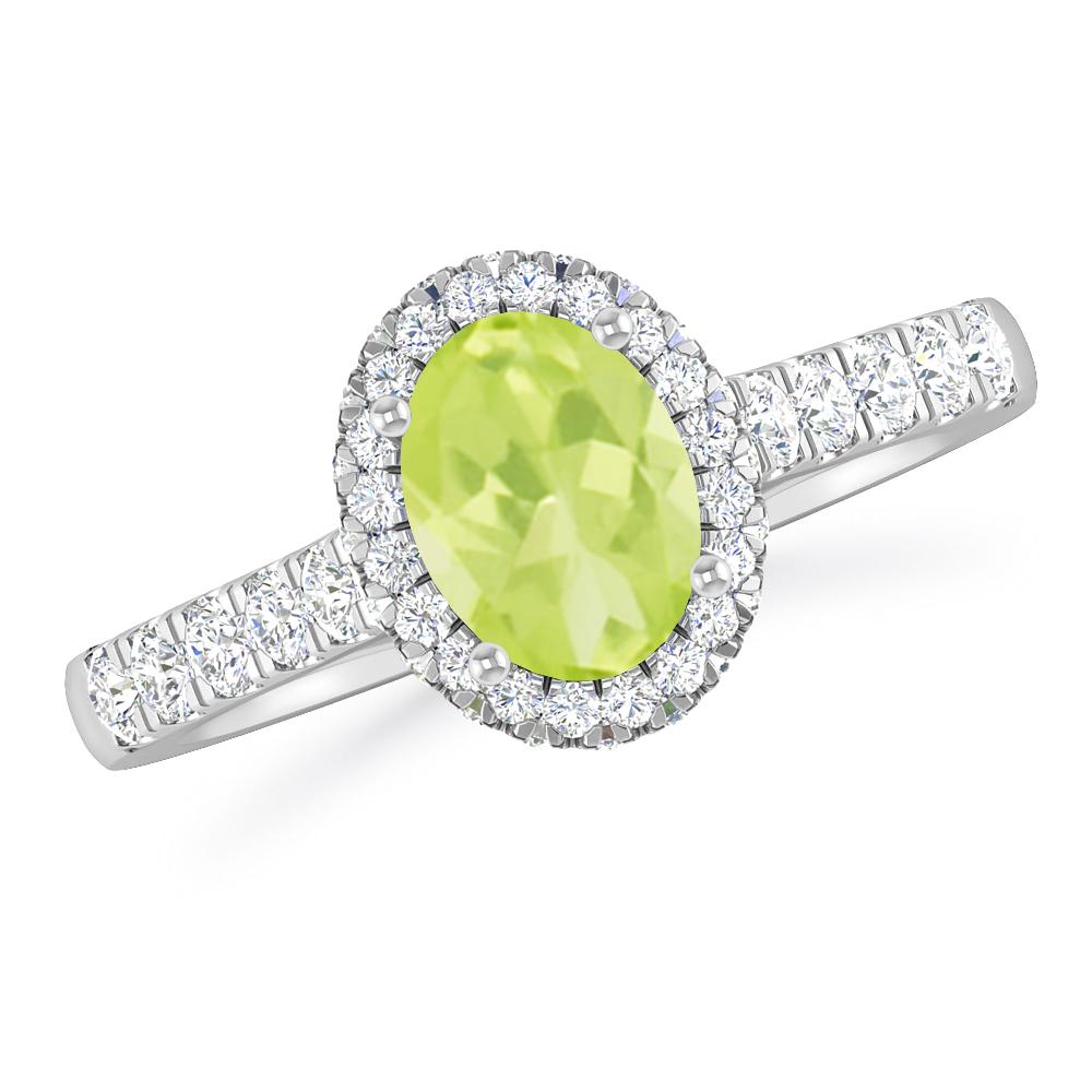 White Gold - Peridot