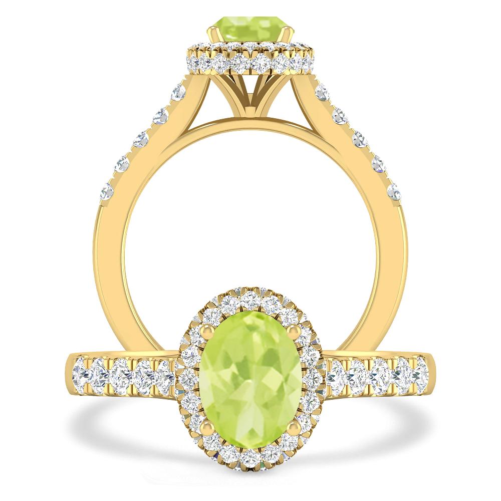 Yellow Gold - Peridot