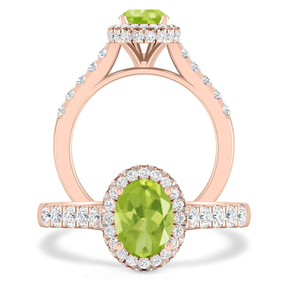 Rose Gold - Peridot