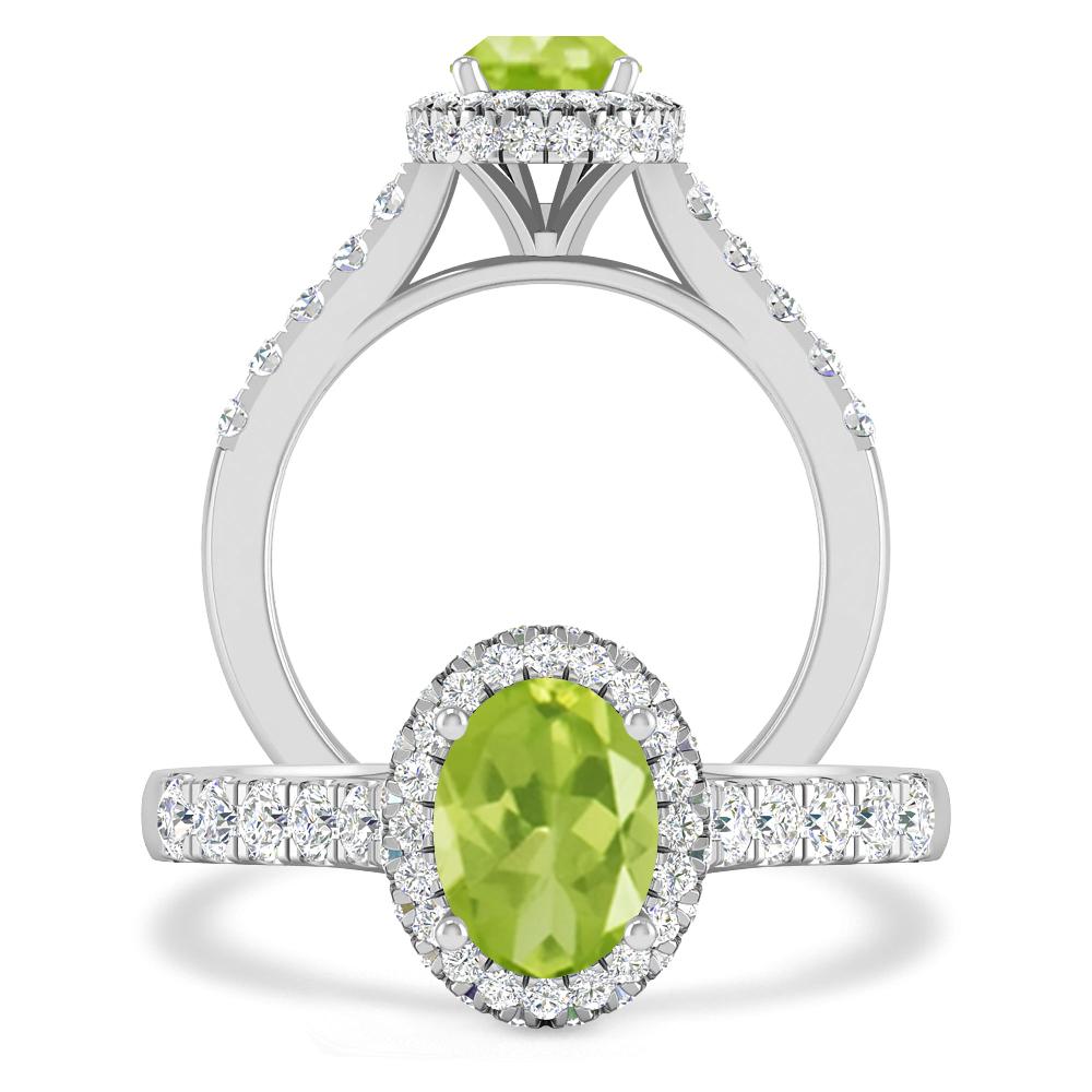 White Gold - Peridot