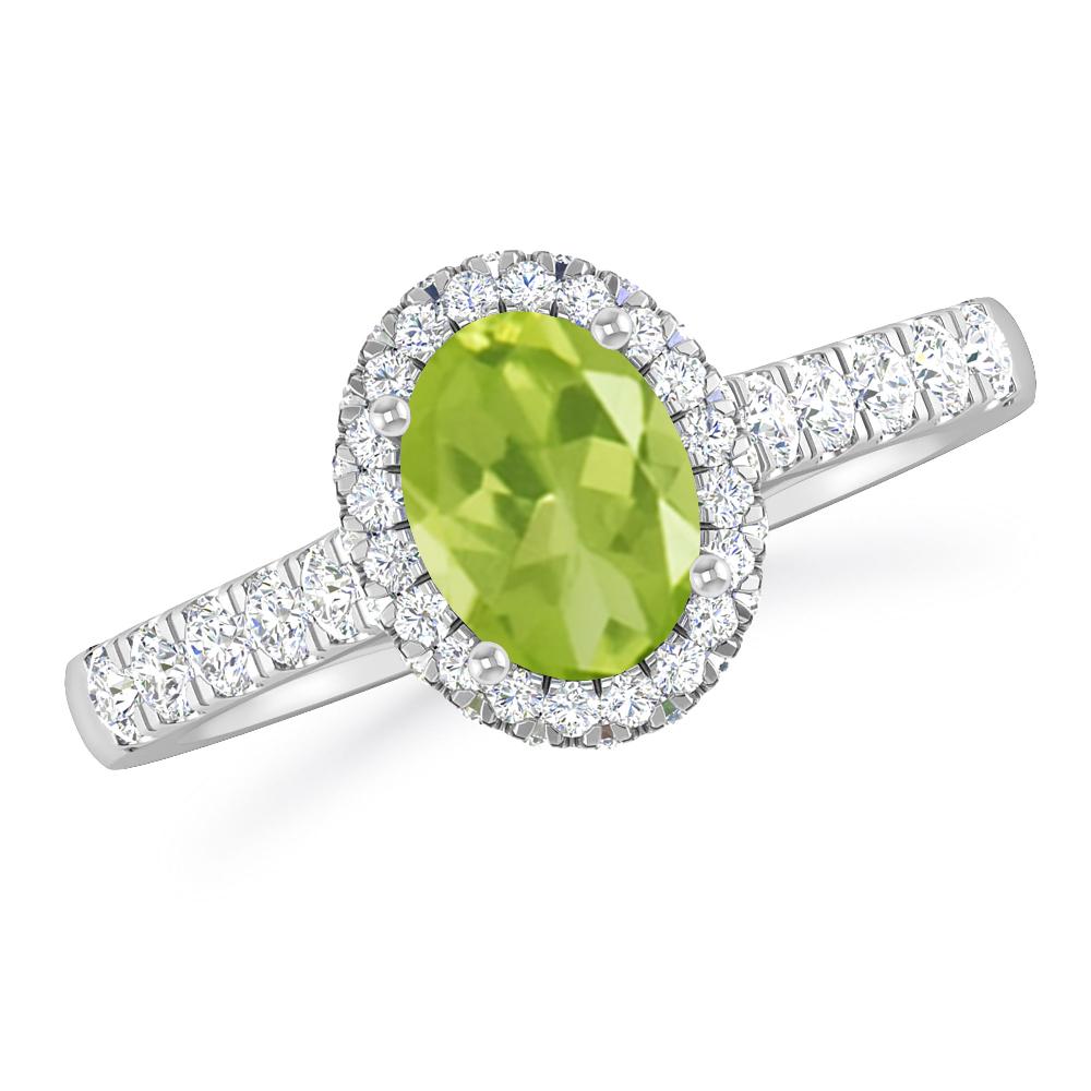 White Gold - Peridot