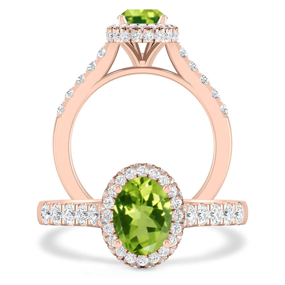 Rose Gold - Peridot