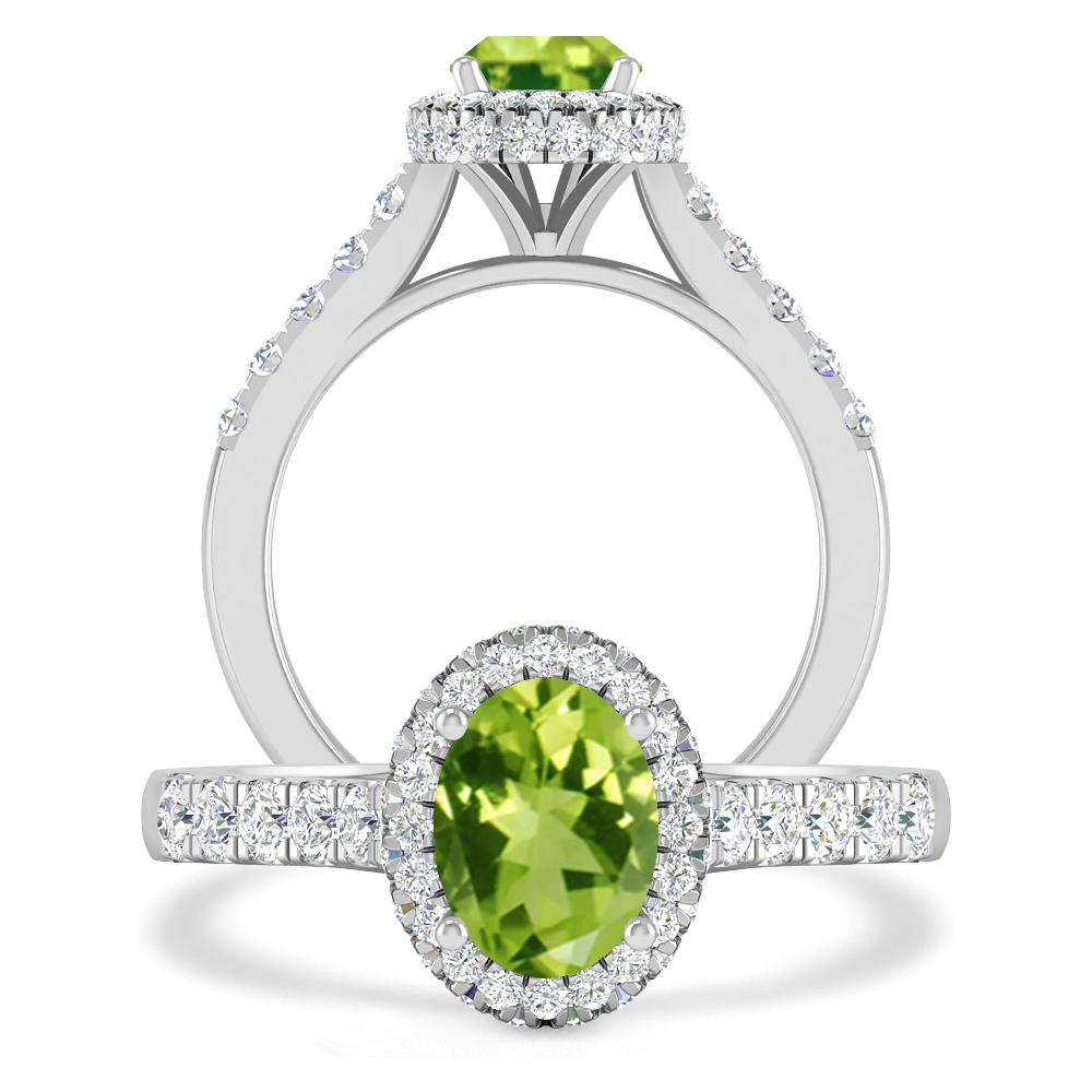 White Gold - Peridot