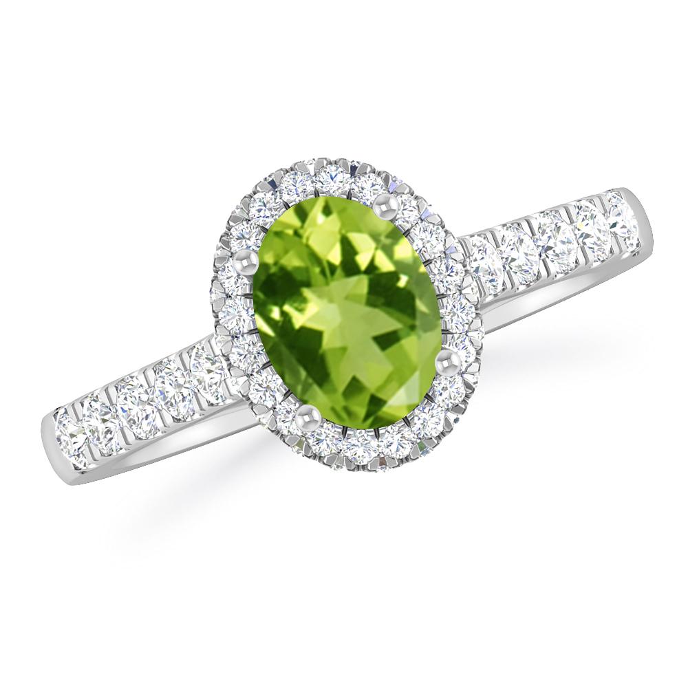 White Gold - Peridot