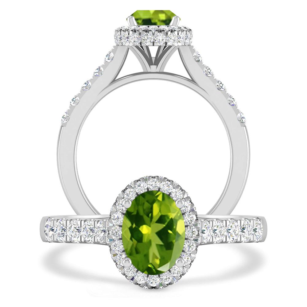 White Gold - Peridot