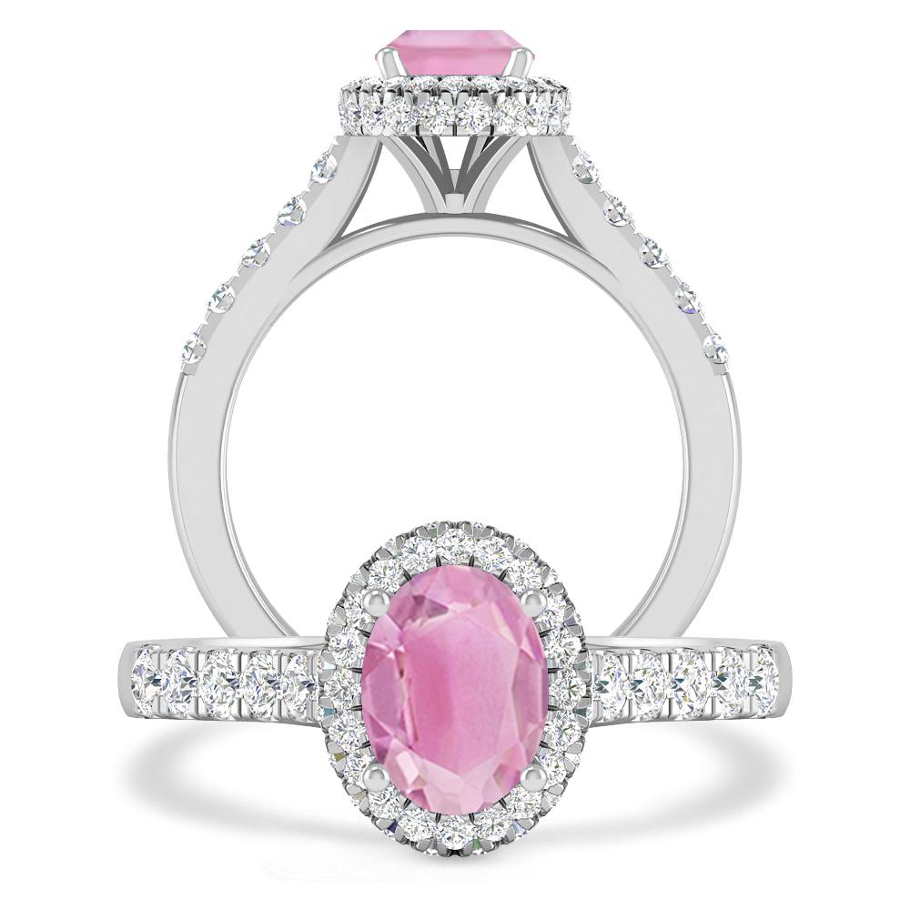 White Gold - Pink Tourmaline