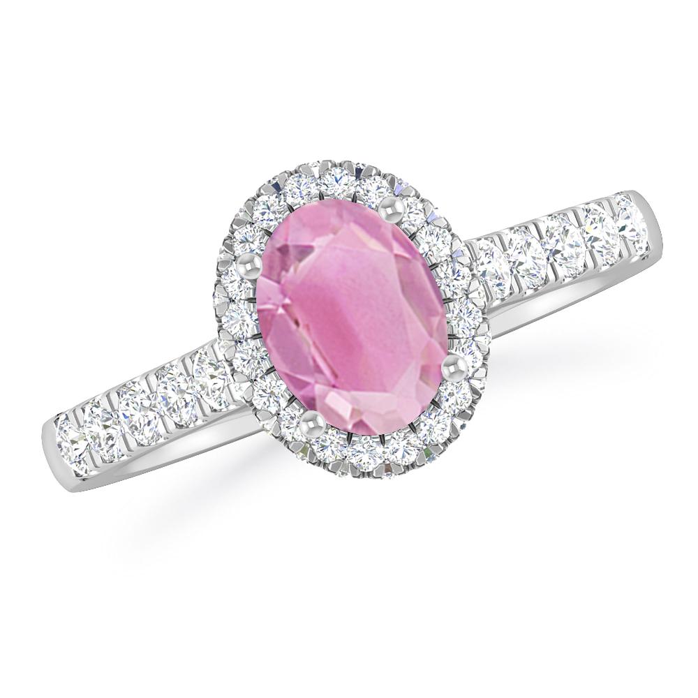 White Gold - Pink Tourmaline