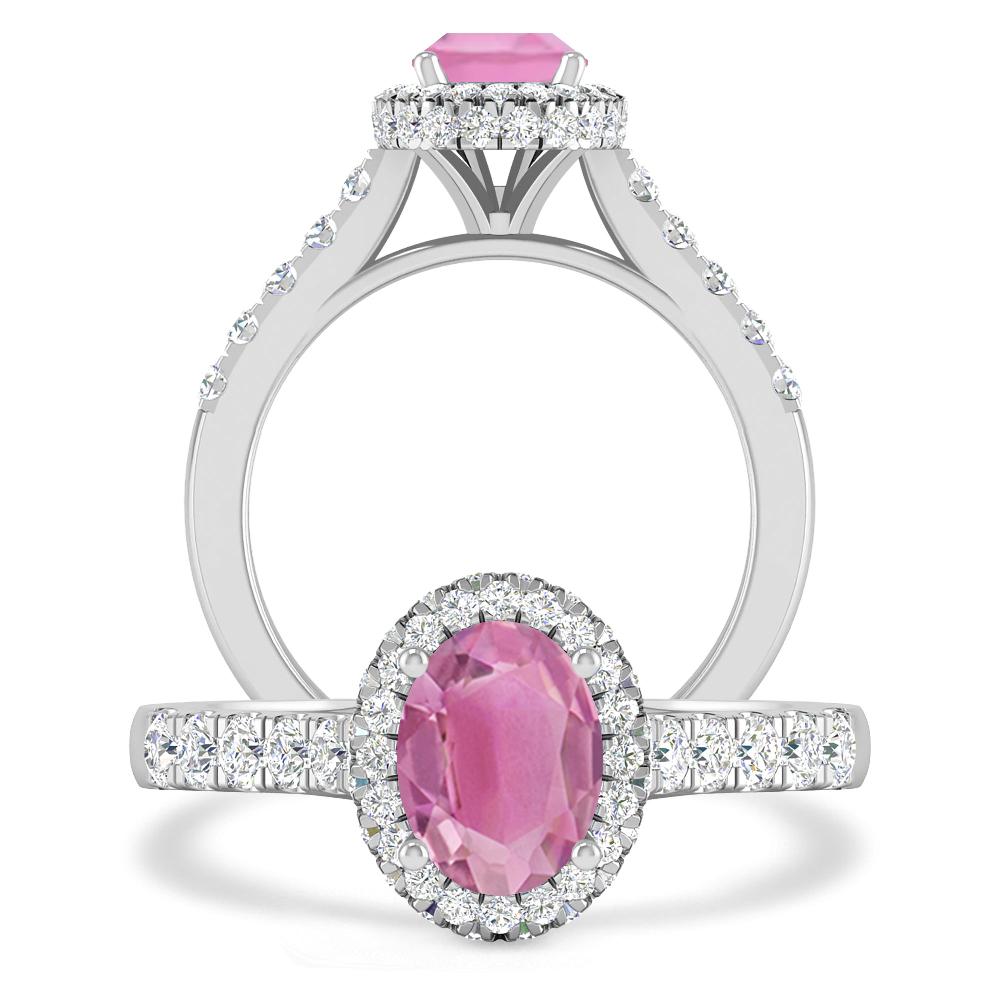 White Gold - Pink Tourmaline