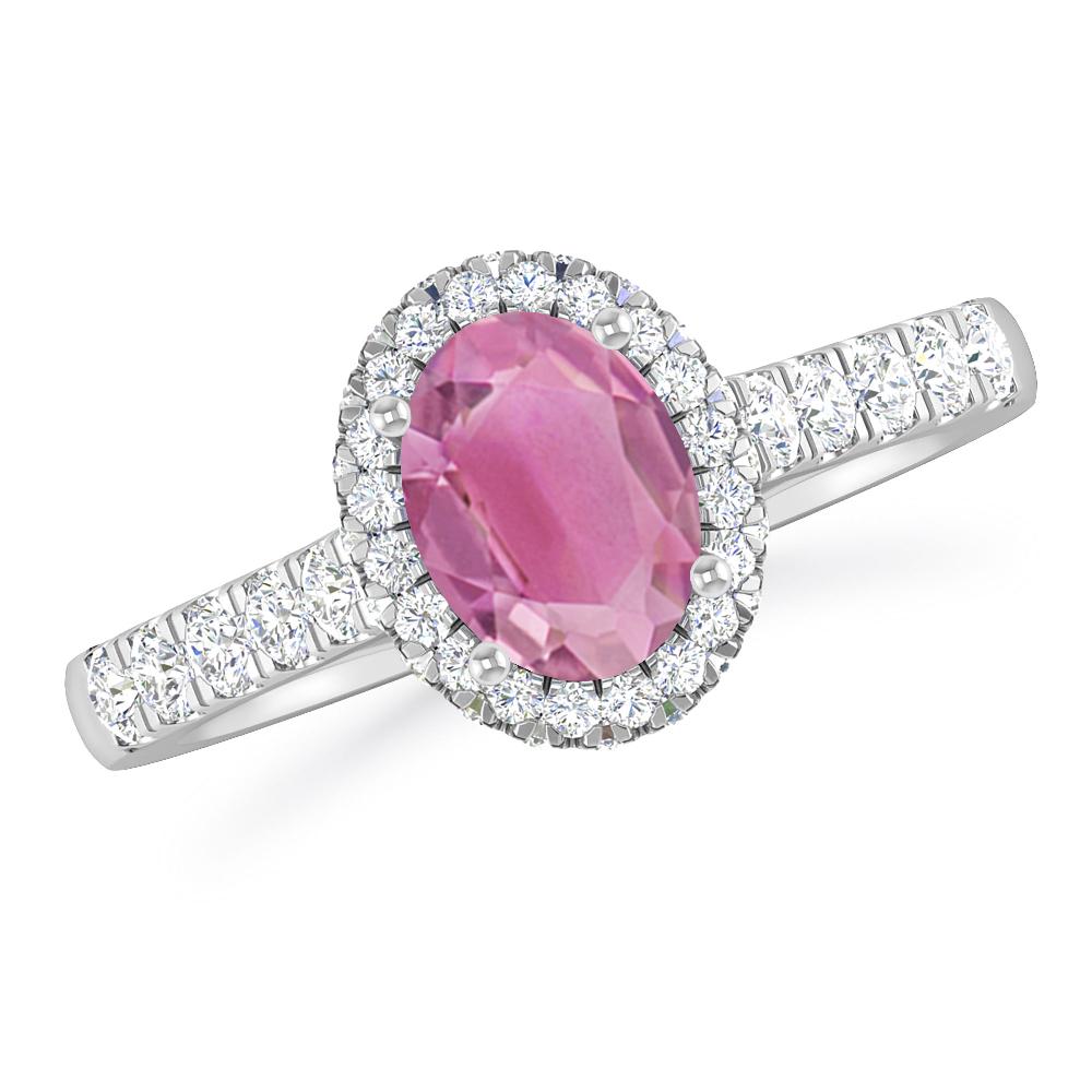 White Gold - Pink Tourmaline