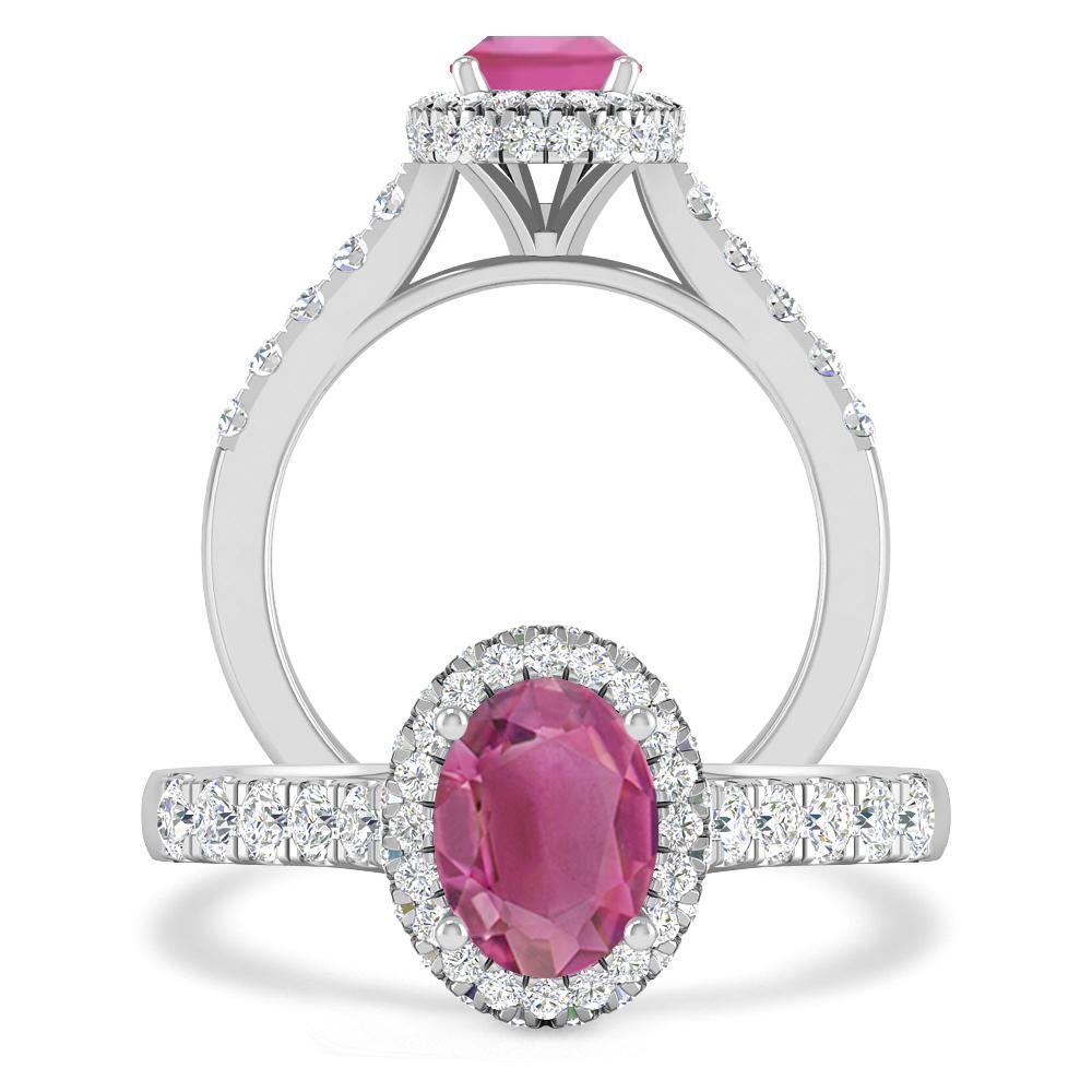 White Gold - Pink Tourmaline