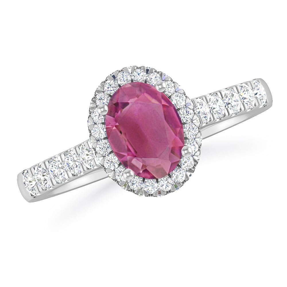 White Gold - Pink Tourmaline