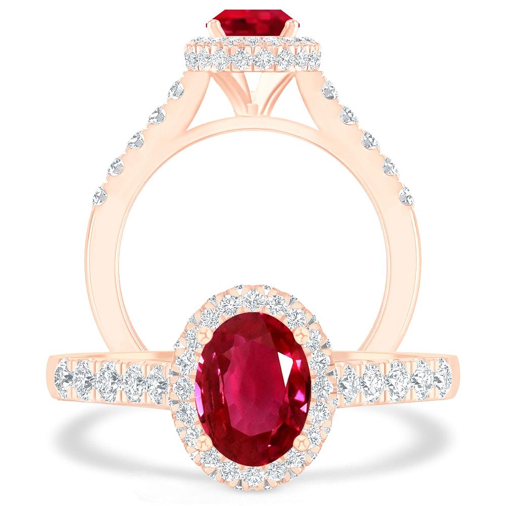 Rose Gold - Ruby