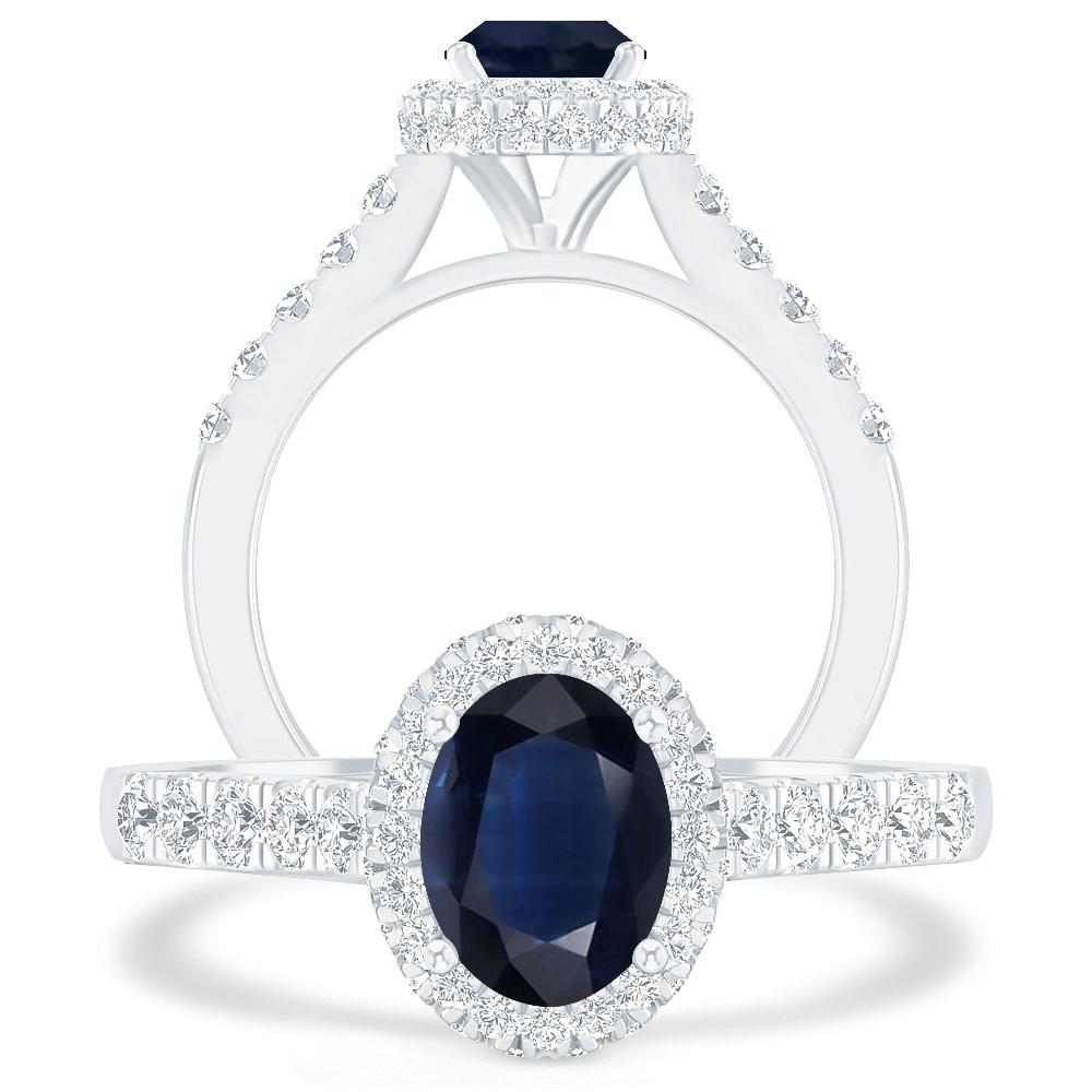 White Gold - Sapphire