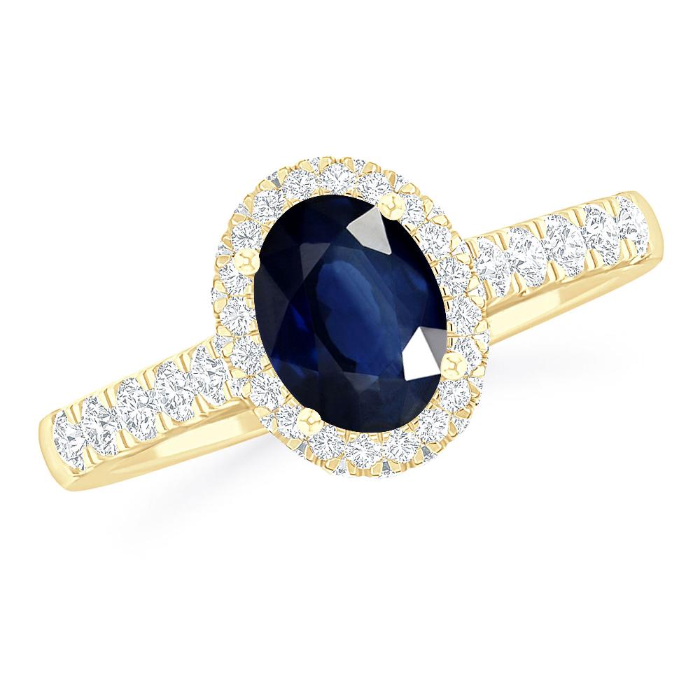 Yellow Gold - Sapphire