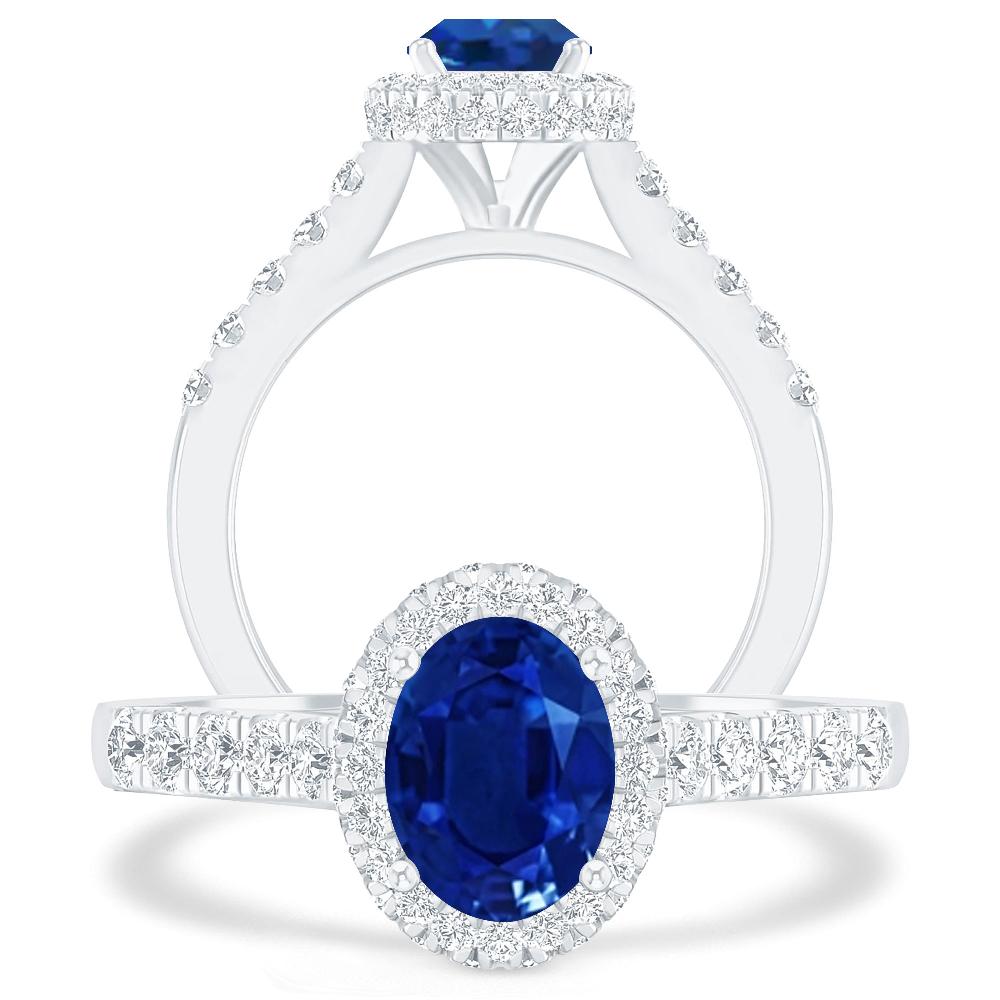 White Gold - Sapphire