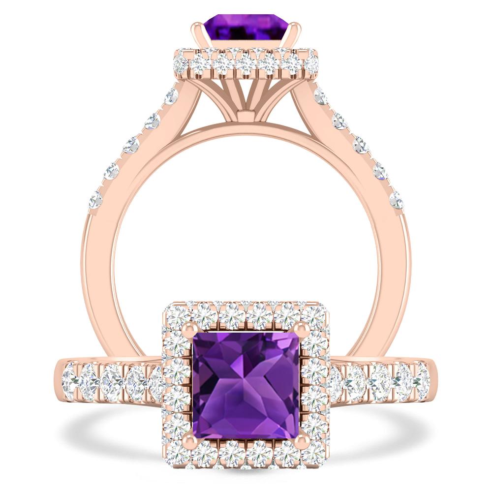 Rose Gold - Amethyst