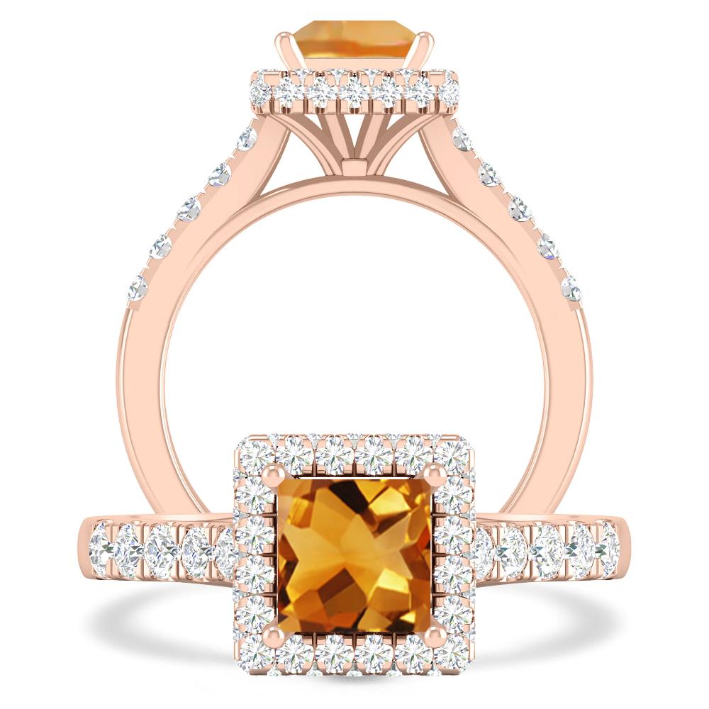 Rose Gold - Citrine