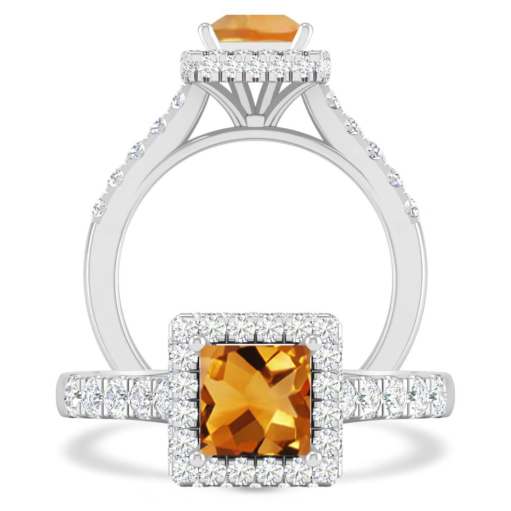 White Gold - Citrine