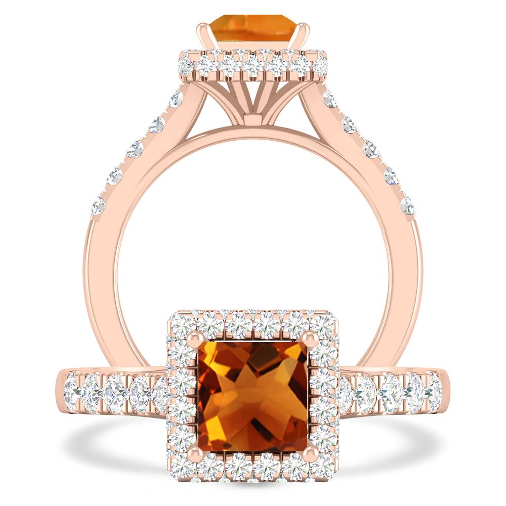 Rose Gold - Citrine