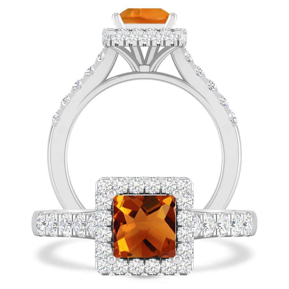 White Gold - Citrine