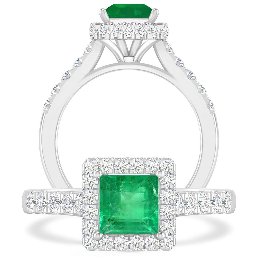 White Gold - Emerald