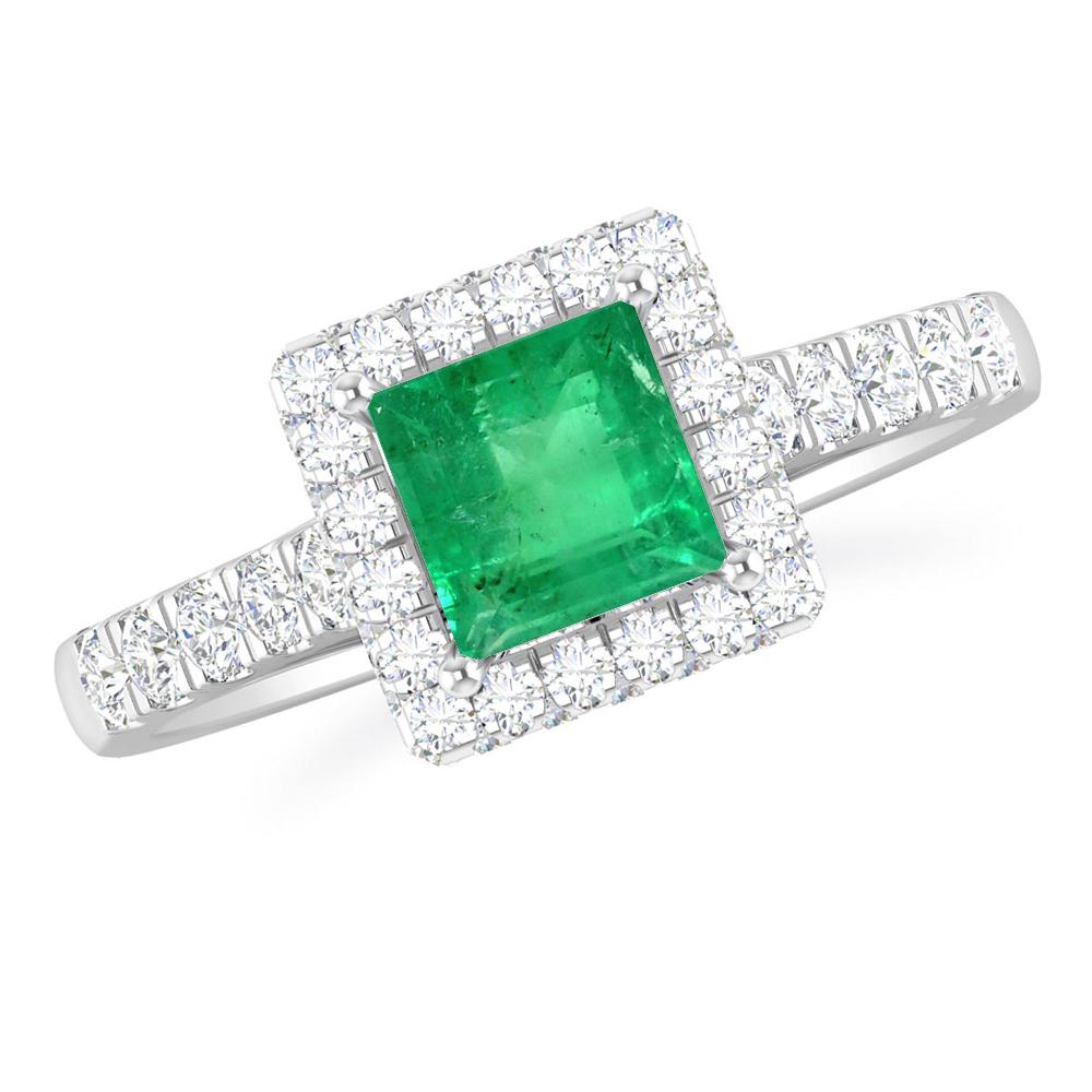 White Gold - Emerald