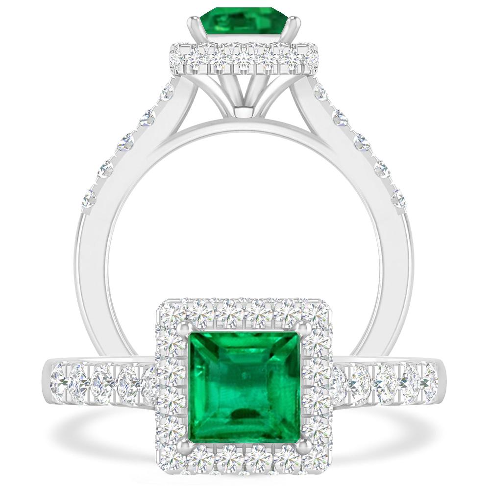 White Gold - Emerald