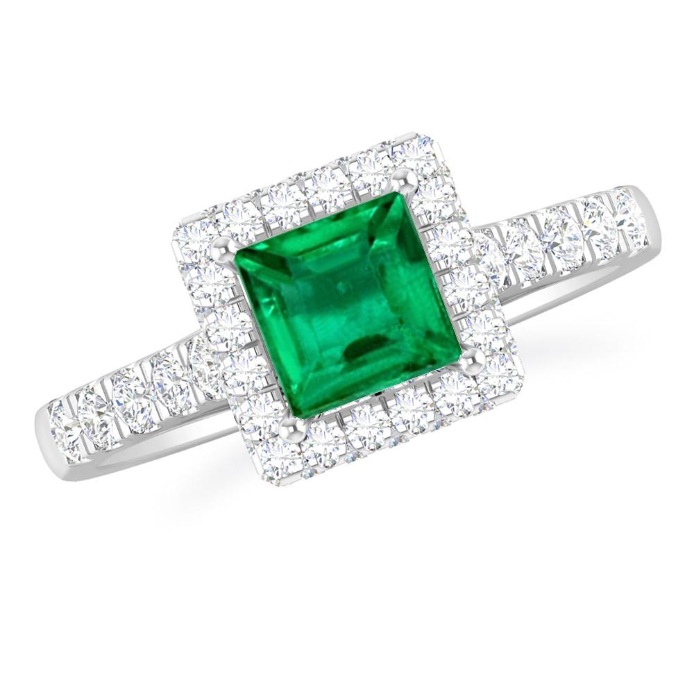 White Gold - Emerald
