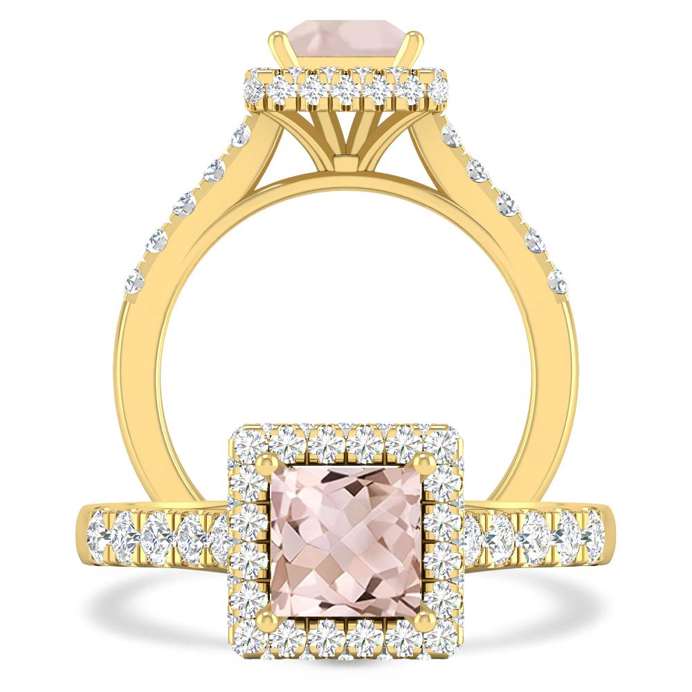 Yellow Gold - Morganite