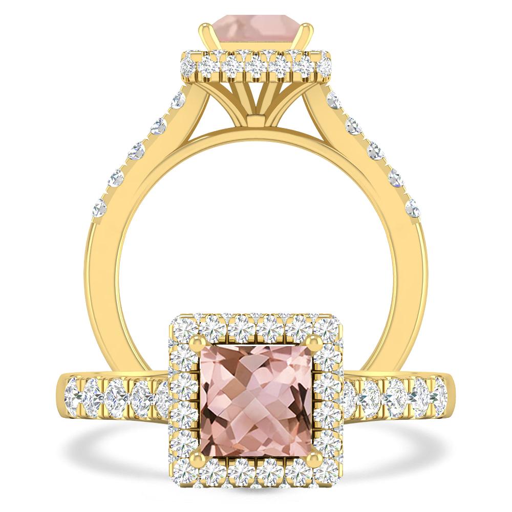 Yellow Gold - Morganite