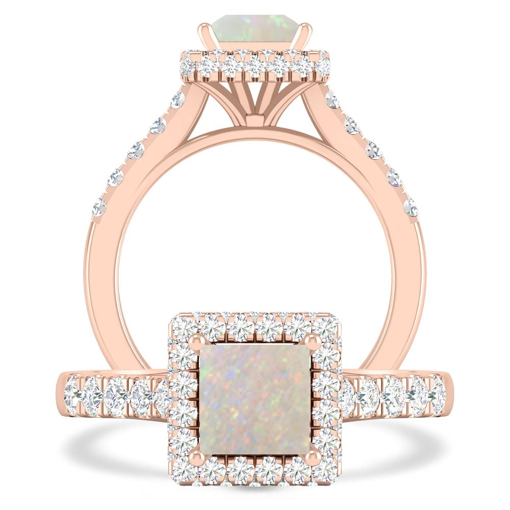 Rose Gold - Opal