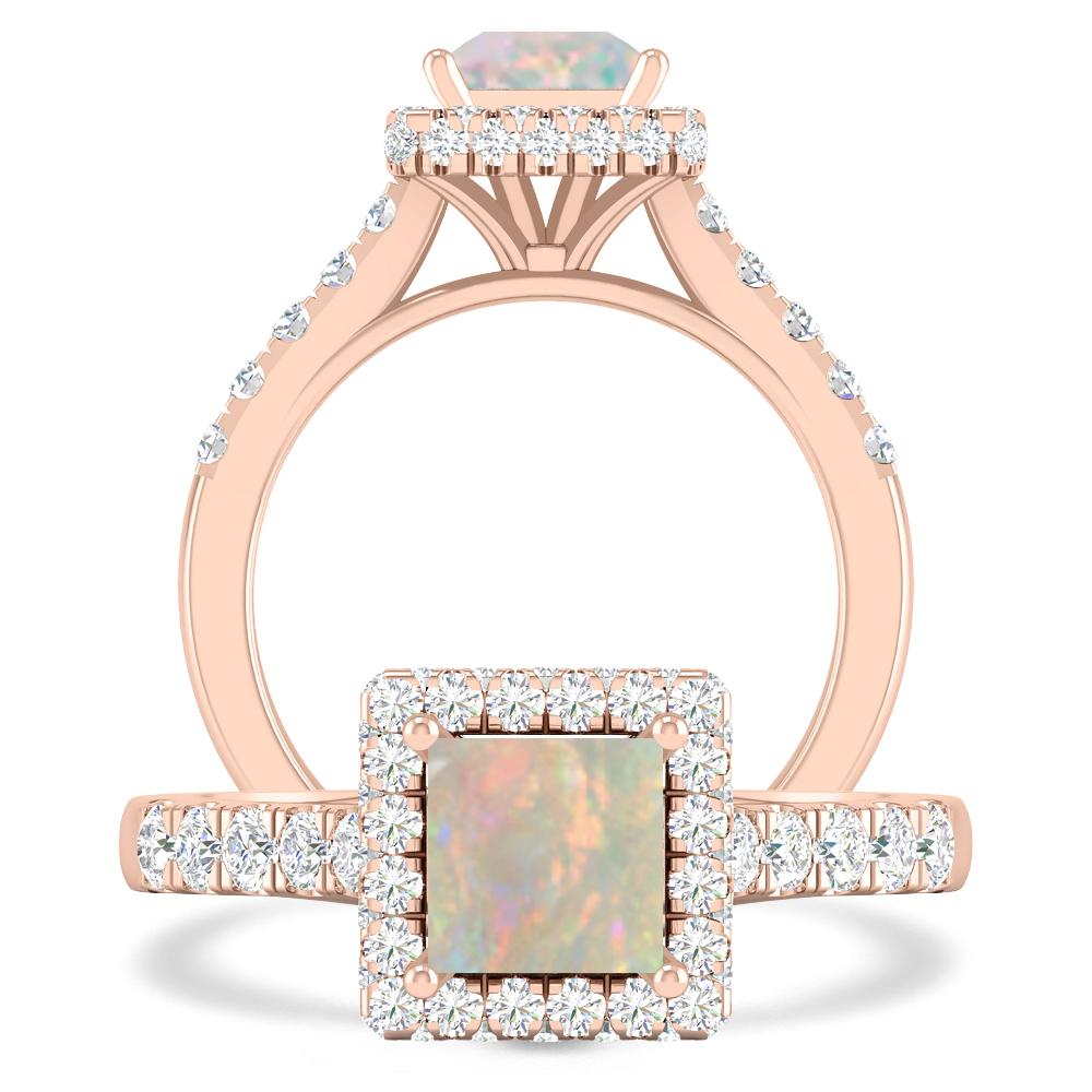 Rose Gold - Opal