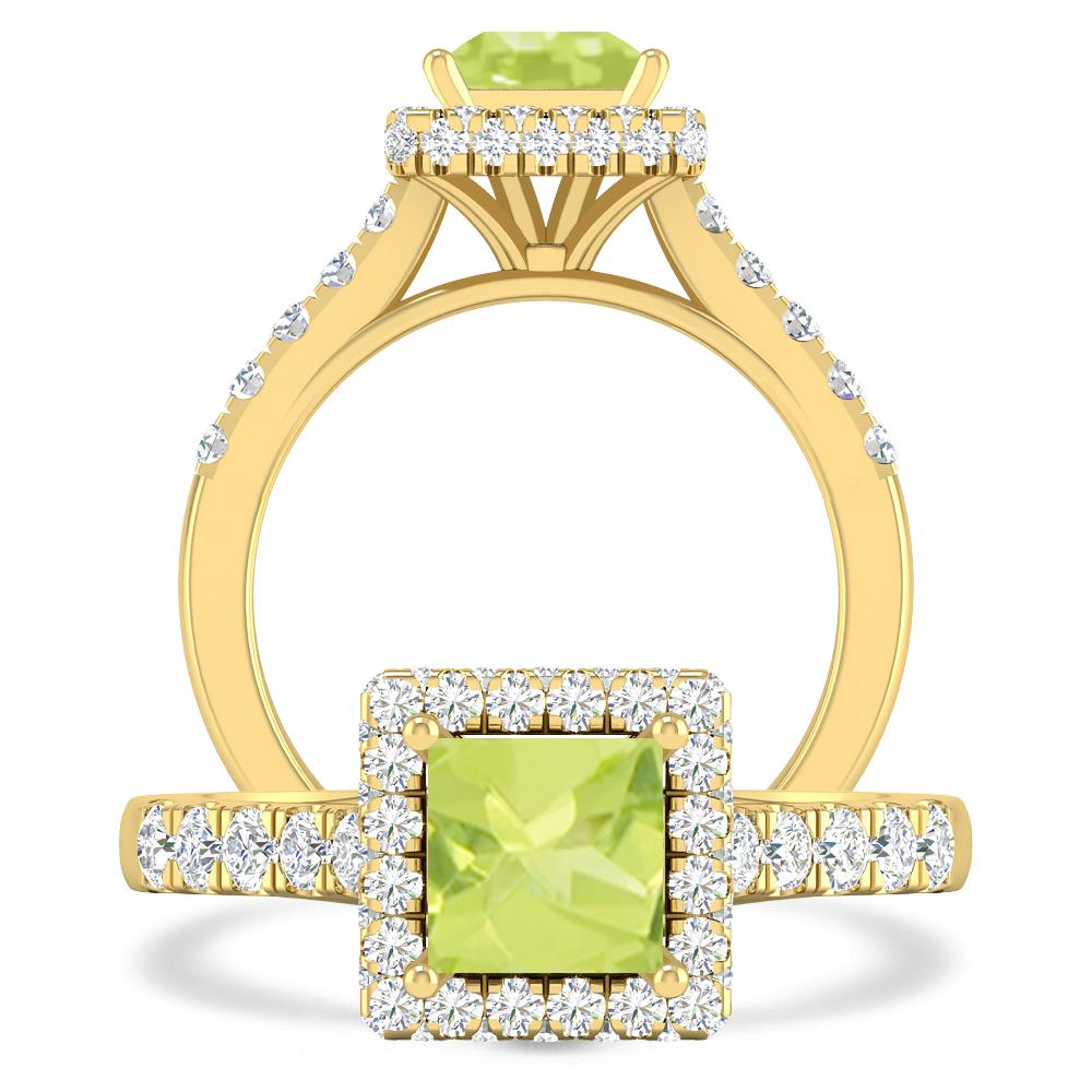 Yellow Gold - Peridot